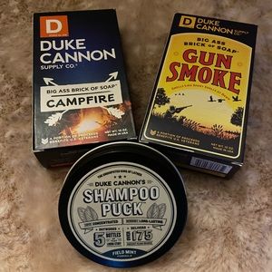 SHAMPOO PUCK equals 5 bottles shampoo, Duke Cannon Big Brick Soap